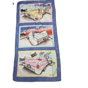 Vintage Cars 1980's Dimona Terimondo Beach Towel Colorful‎  54" x 26" Chuck